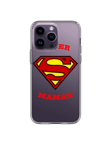 Cover iPhone 14 Pro Max Super Mamma Trasparente - Laetitia