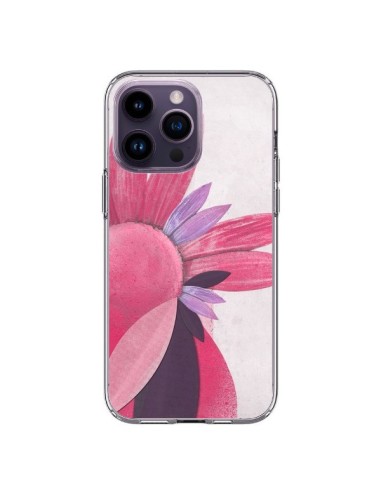 Cover iPhone 14 Pro Max Fiori Rosa - Lassana