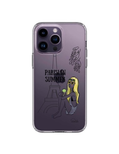 Cover iPhone 14 Pro Max Parisian Summer Estate Parigina Trasparente - Lolo Santo