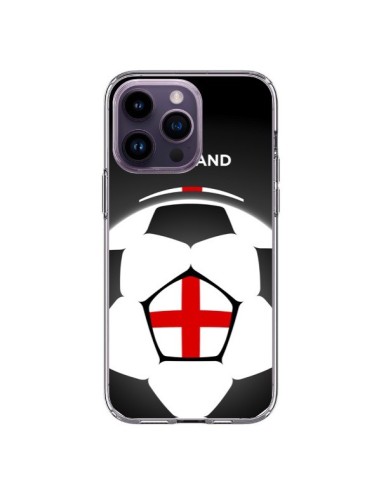 Coque iPhone 14 Pro Max Angleterre Ballon Football - Madotta