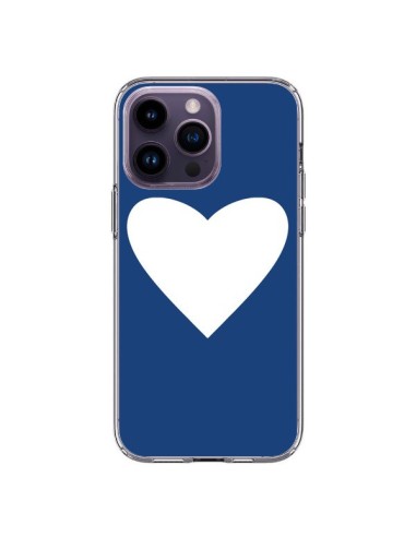 Cover iPhone 14 Pro Max Cuore Navy Blue - Mary Nesrala