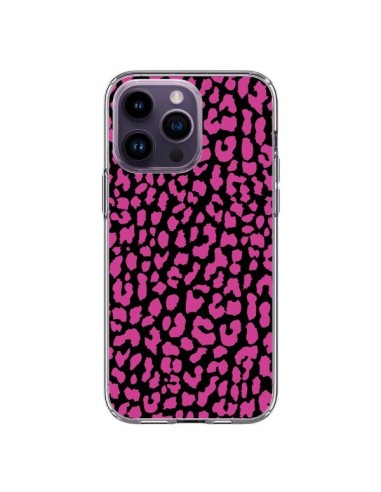 Cover iPhone 14 Pro Max Leopardo Rosa - Mary Nesrala