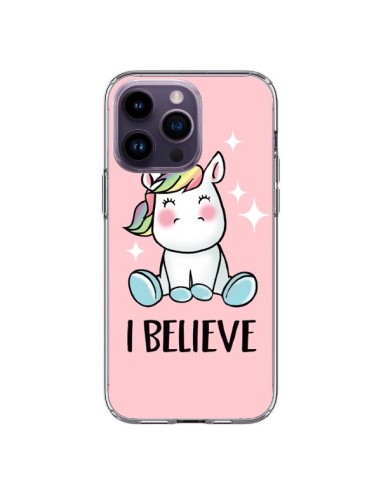 Cover iPhone 14 Pro Max Unicorno I Believe - Maryline Cazenave