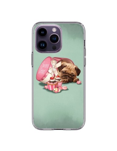 Cover iPhone 14 Pro Max Cane Cupcakes Torta Bonbon Boite - Maryline Cazenave