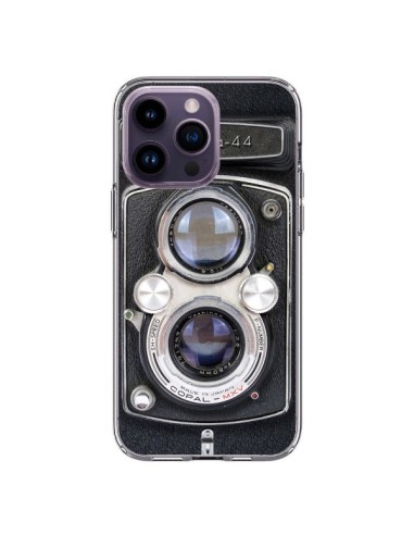 Cover iPhone 14 Pro Max Vintage Camera Yashica 44 Fotografia - Maximilian San