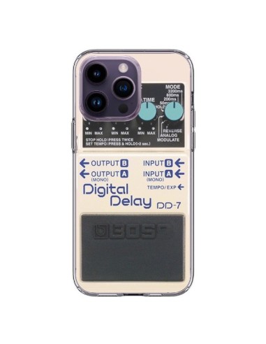 Coque iPhone 14 Pro Max Digital Delay Radio Son - Maximilian San