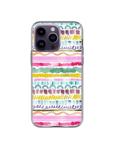 Cover iPhone 14 Pro Max Garlands Tribal - Ninola Design