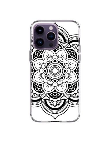 Cover iPhone 14 Pro Max Mandala Nero Azteco - Nico