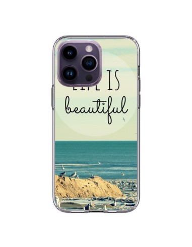 Cover iPhone 14 Pro Max Life is Beautiful - R Delean