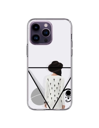 iPhone 14 Pro Max Case Confusion Girl Eye Triangle - Sara Eshak