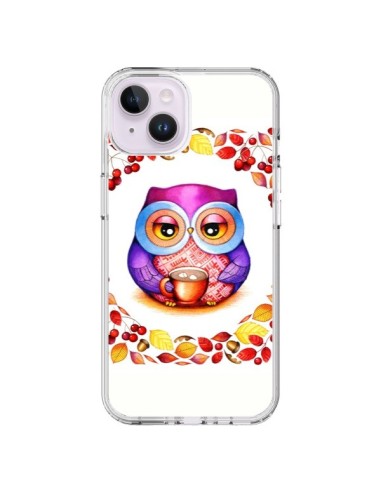 Cover iPhone 14 Plus Gufo Autunno - Annya Kai