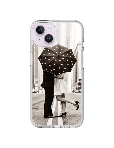 Cover iPhone 14 Plus Segreto dietro l'Ombrello Amore Coppia - Asano Yamazaki