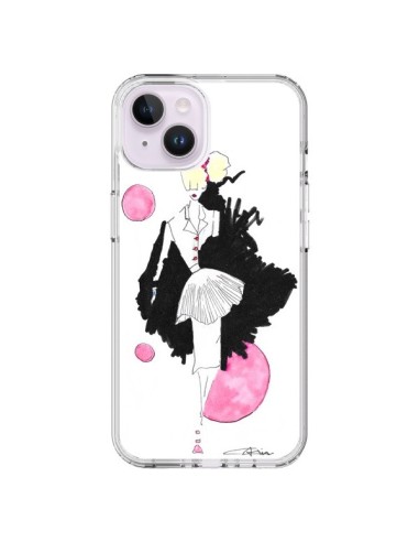 Cover iPhone 14 Plus Signorina Donna Fashion Moda Rosa - Cécile