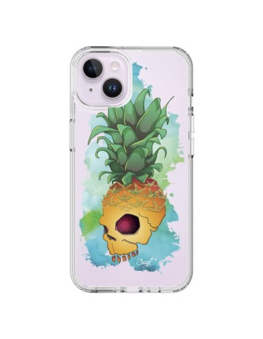 Cover iPhone 14 Plus Crananas Teschio Ananas Trasparente - Chapo