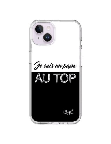 Cover iPhone 14 Plus Sono un Papà al Top Nero - Chapo