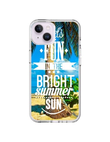 Cover iPhone 14 Plus Fun Summer Sun _té - Eleaxart