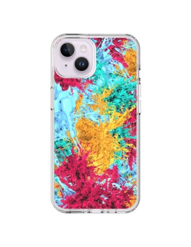 Cover iPhone 14 Plus Splash Pittura - Eleaxart