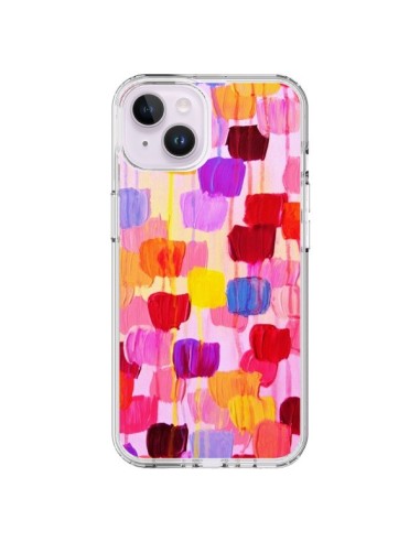 Cover iPhone 14 Plus Pois Rosas Dottie - Ebi Emporium