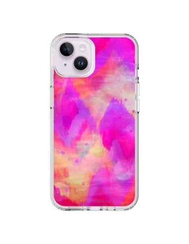 Cover iPhone 14 Plus Cuore Tribale Rosa - Ebi Emporium