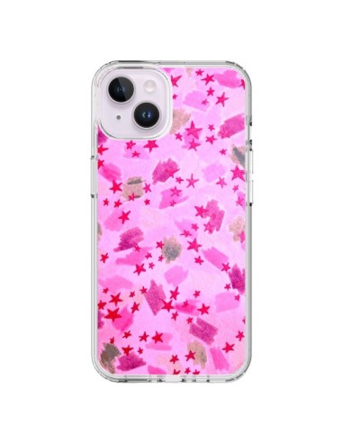 Cover iPhone 14 Plus Stelle Rosa - Ebi Emporium