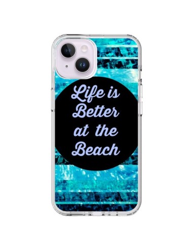Cover iPhone 14 Plus Life is Better at The Beach - Ebi Emporium