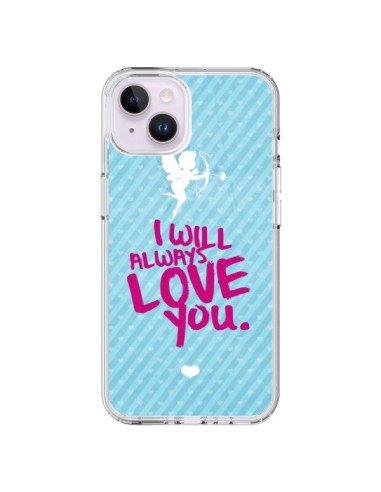 Cover iPhone 14 Plus I will always Love you Cupido - Javier Martinez