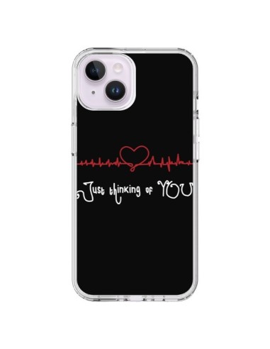 Cover iPhone 14 Plus Just Thinking of You Cuore Amore - Julien Martinez