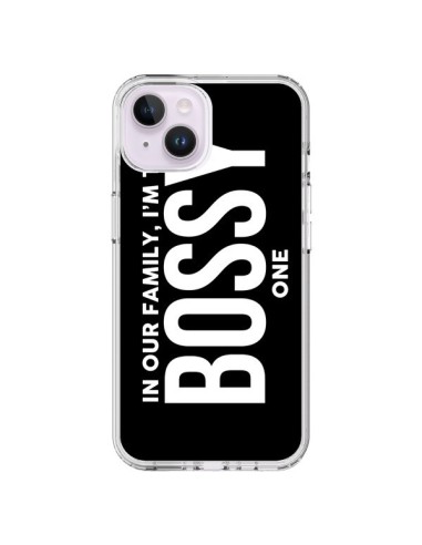 Cover iPhone 14 Plus In our family i'm the Bossy one - Jonathan Perez