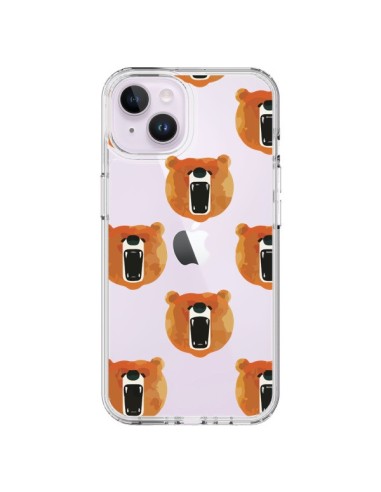 Cover iPhone 14 Plus Orso Trasparente - Dricia Do