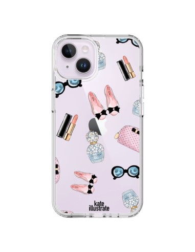 Cover iPhone 14 Plus Essential Beautiful Bellezza Essenziale Trasparente - kateillustrate