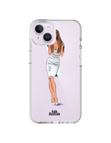 Cover iPhone 14 Plus Ice Queen Ariana Grande Cantante Trasparente - kateillustrate