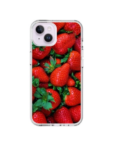 Coque iPhone 14 Plus Fraise Strawberry Fruit - Laetitia