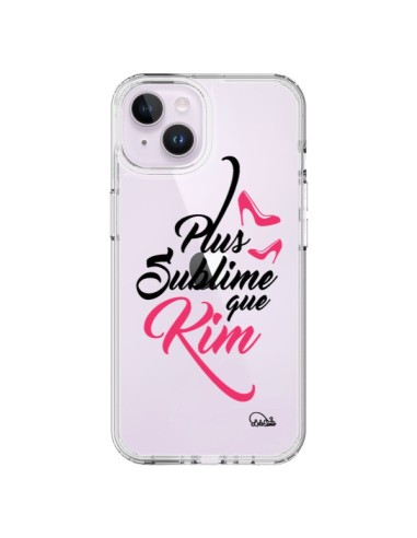 Cover iPhone 14 Plus Plus sublime que Kim Trasparente - Lolo Santo