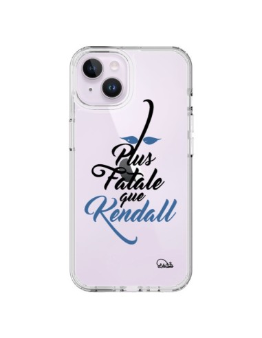 Cover iPhone 14 Plus Plus Fatale que Kendall Trasparente - Lolo Santo