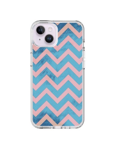 Cover iPhone 14 Plus Azteco Chevron Sunset Tramonto - Mary Nesrala