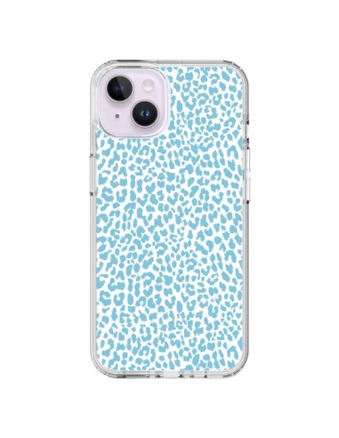 Cover iPhone 14 Plus Leopardo Turchese - Mary Nesrala