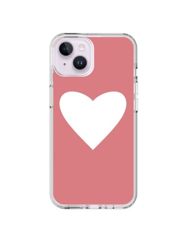 Cover iPhone 14 Plus Cuore Corallo - Mary Nesrala