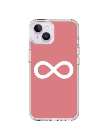 iPhone 14 Plus Case Infinity Infinito Forever Corallo - Mary Nesrala