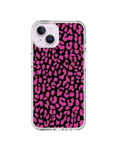 Cover iPhone 14 Plus Leopardo Rosa - Mary Nesrala