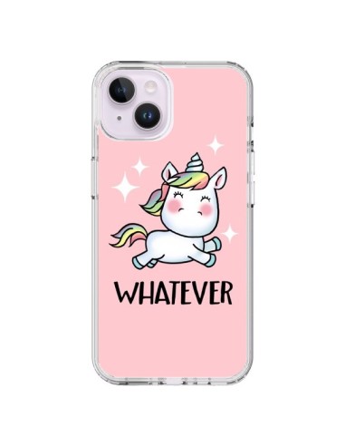 Cover iPhone 14 Plus Unicorno Whatever - Maryline Cazenave