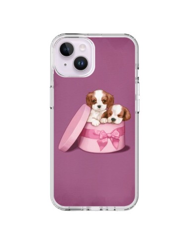 Cover iPhone 14 Plus Cane Boite Noeud - Maryline Cazenave