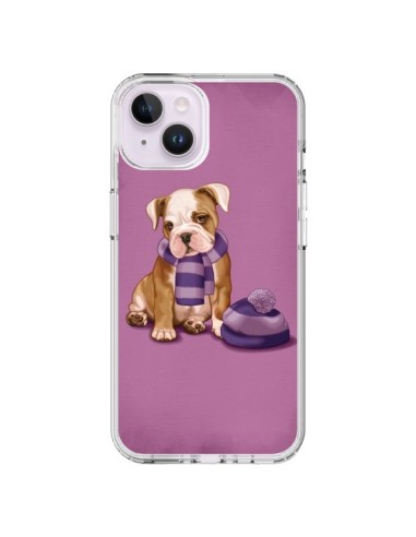 Cover iPhone 14 Plus Cane Scarpa Cappello Freddo Inverno - Maryline Cazenave