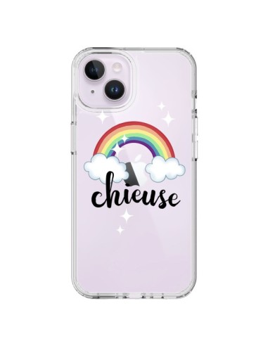 iPhone 14 Plus Case Chieuse Arc En Ciel Clear - Maryline Cazenave