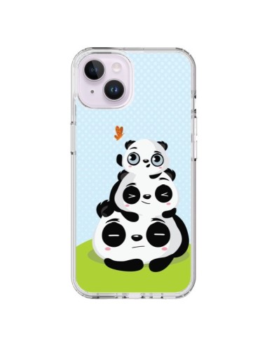 Cover iPhone 14 Plus Panda Famiglia - Maria Jose Da Luz