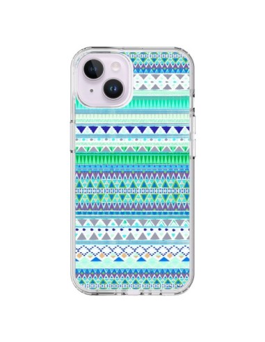 Cover iPhone 14 Plus Chenoa Blu Azteco - Monica Martinez