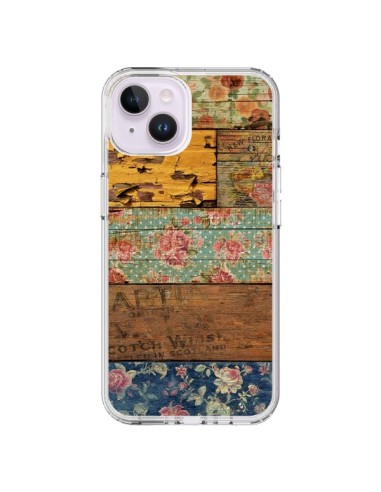 Cover iPhone 14 Plus Barocco Style Legno - Maximilian San