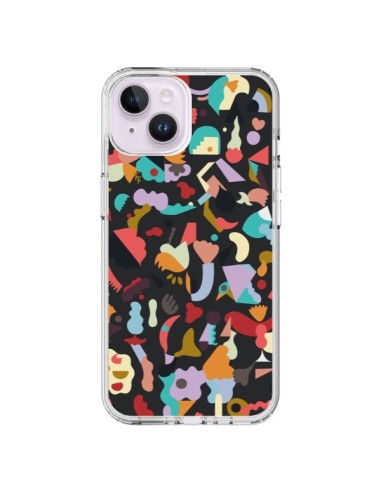 Cover iPhone 14 Plus Dreamy Animal Shapes Nero - Ninola Design