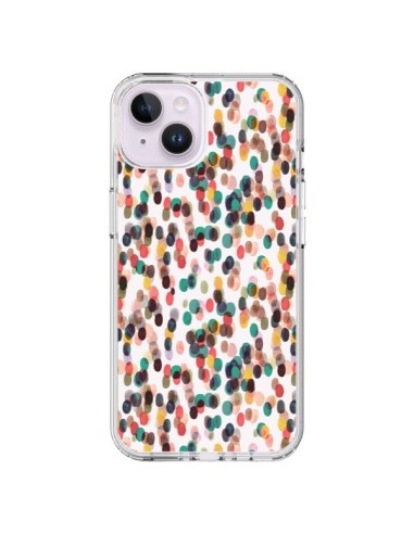 Cover iPhone 14 Plus Rainbow Lace Neon Multicolore - Ninola Design