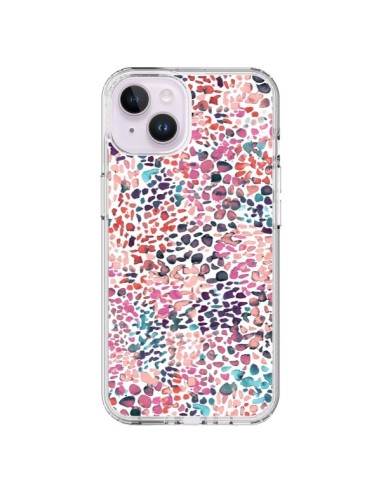 Cover iPhone 14 Plus Soft Nautical Watercolor Linee - Ninola Design