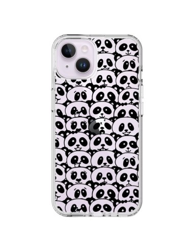 Cover iPhone 14 Plus Panda Trasparente - Nico